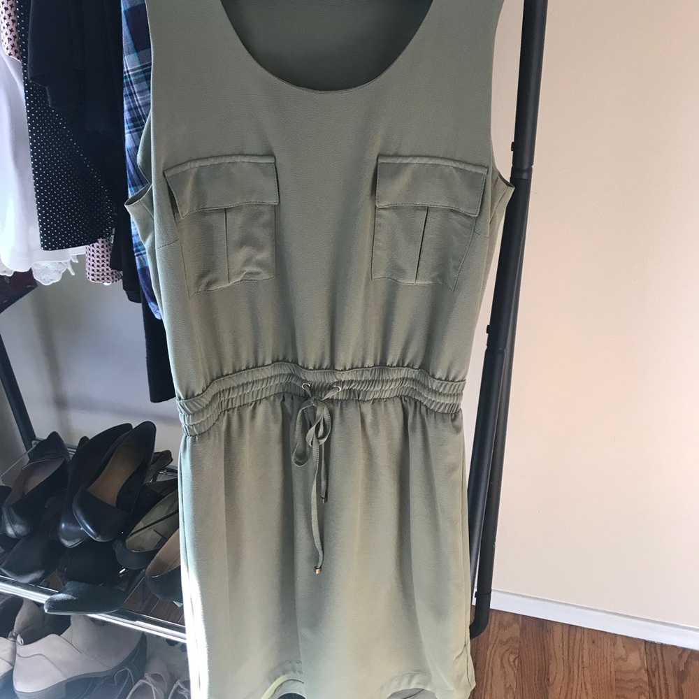 Olive Green Sundress